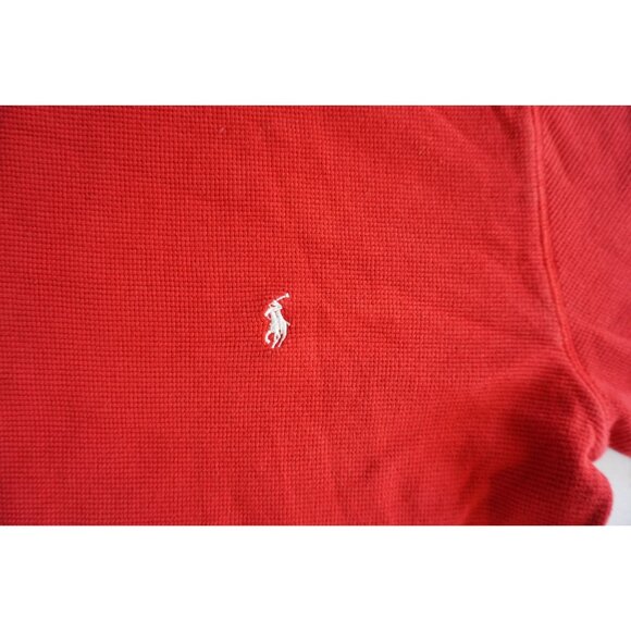 Polo Ralph Lauren Men Red Long-Sleeve Sleepwear Top – Size M - Picture 2 of 6